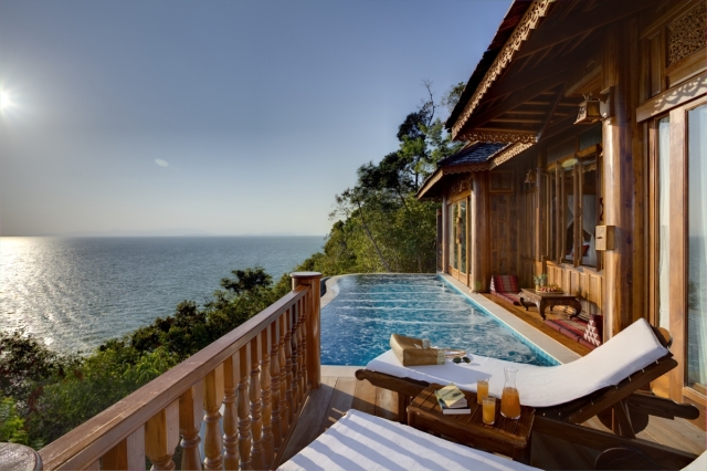 Eine Ocean View Villa des Santhiya Koh Yao Yai Resort&Spa. Bildnachweis: SunTrips GmbH Eine Ocean View Villa des Santhiya Koh Yao Yai Resort&Spa. Bildnachweis: SunTrips GmbH