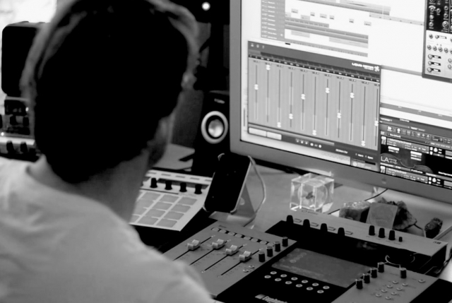 Liquid Notes im Einsatz im Studio Liquid Notes im Einsatz im Studio