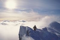 Die Naturkulisse am Sparafeld ist atemberaubend. Skifahren in den Alpen immer ein Erlebnis. Foto: dj