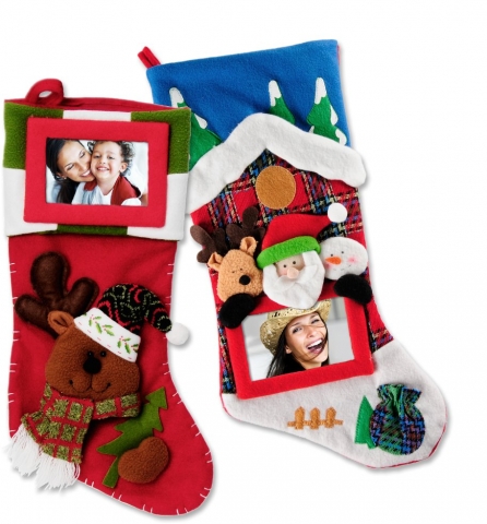 Neu bei posterXXL mit reichlich Platz für Geschenke: die Weihnachtsstrümpfe mit eigenem Foto (Quelle