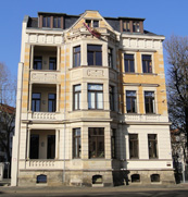 Die „Villa Lützow“ in der Georg-Schumann-Straße 38 in Leipzig-Gohlis Die „Villa Lützow“ in der Georg-Schumann-Straße 38 in Leipzig-Gohlis