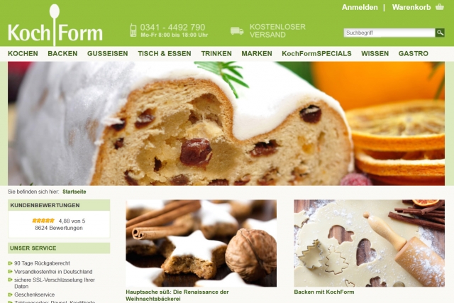 KochForm Homepage www.kochform.de KochForm Homepage www.kochform.de