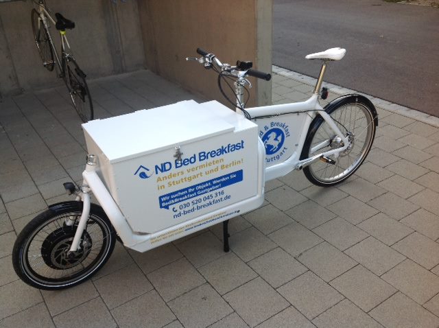 das neue Firmenfahrzeug von ND Bed Breakfast Urban