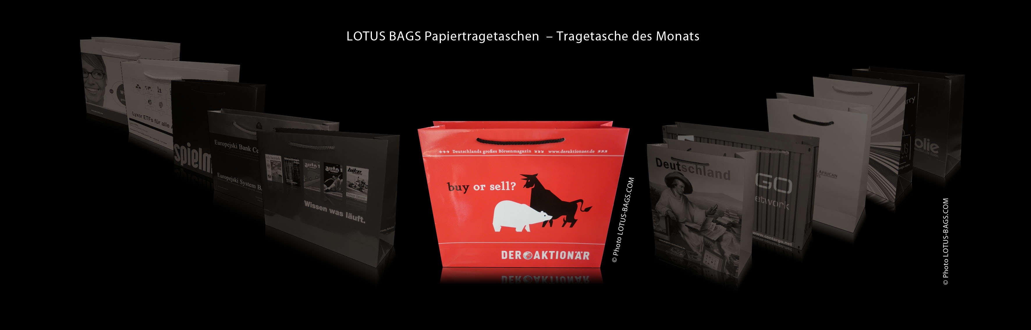 LOTUS BAGS Papiertragetaschen ? Tragetasche des Monats 