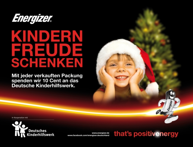 Energizer unterstützt Kindernothilfefonds des Deutschen Kinderhilfswerkes Energizer unterstützt Kindernothilfefonds des Deutschen Kinderhilfswerkes