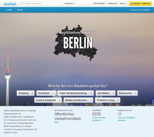 Bei Airbnb finden Reisende das perfekte Urlaubsdomozil. Der Service Neighborhoods stellt nun sicher Bei Airbnb finden Reisende das perfekte Urlaubsdomozil. Der Service Neighborhoods stellt nun sicher
