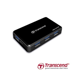USB mal vier - Transcends USB 3.0 Hub3 vervierfacht die Möglichkeit der Hochgeschwindigkeits-Datenüb
