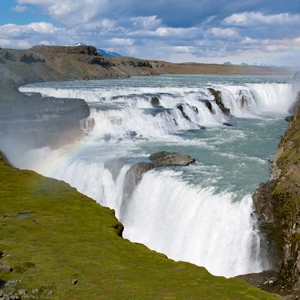 Wasserfall in Island Wasserfall in Island