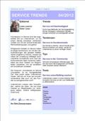 Newsletter SERVICE TRENDS 04 2012 Newsletter SERVICE TRENDS 04 2012