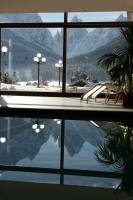 Pool mit fantastischer Kulisse (Alpenwellnesshotel St. Veit)