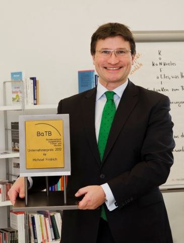 Michael Fridrich freut sichüber den BaTB-Preis!