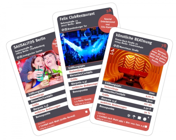 Spielkarten im Berliner Kneipenquartett Spielkarten im Berliner Kneipenquartett