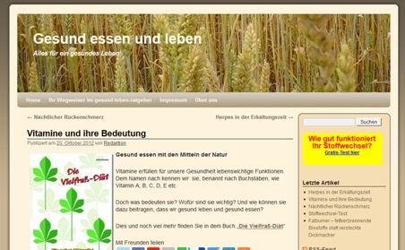 Genussvoll Abnehmen, gesund essen und leben