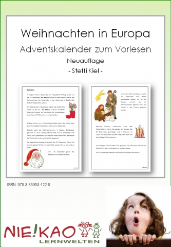 Weihnachten in Europa - Adventskalender zum Vorlesen