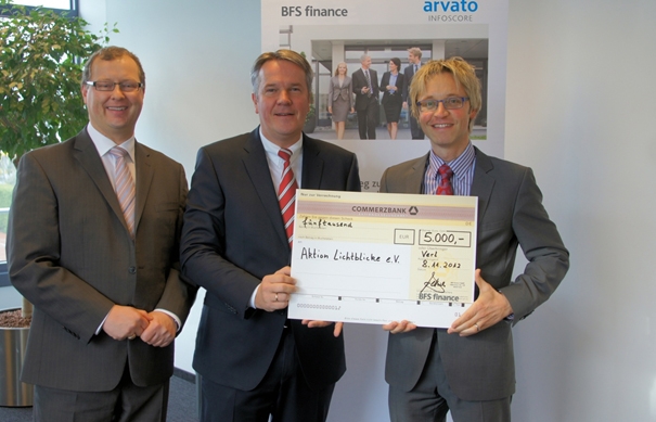 Günter Göbel (Betriebsrat BFS finance GmbH), Rudolf Gellrich (Geschäftsführung BFS finance GmbH), Ca Günter Göbel (Betriebsrat BFS finance GmbH), Rudolf Gellrich (Geschäftsführung BFS finance GmbH), Ca