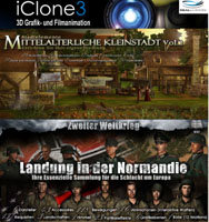 iClone 3 Zusaltelemente Mittelalter und Landung in der Normandie iClone 3 Zusaltelemente Mittelalter und Landung in der Normandie