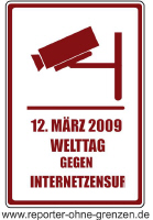 Die Reporter ohne Grenzen rufen für den 12. März den „Welttag gegen Internetzensur“ aus Die Reporter ohne Grenzen rufen für den 12. März den „Welttag gegen Internetzensur“ aus