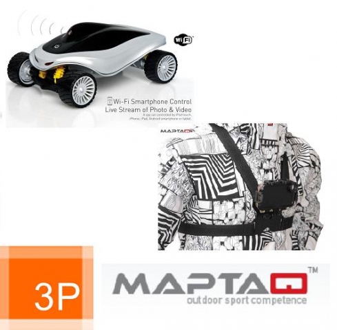 Gleich zwei Neuheiten bei 3P: das per Handy ferngesteuerte Maptaq QCar SpyCar und Outdoor Halterunge Gleich zwei Neuheiten bei 3P: das per Handy ferngesteuerte Maptaq QCar SpyCar und Outdoor Halterunge