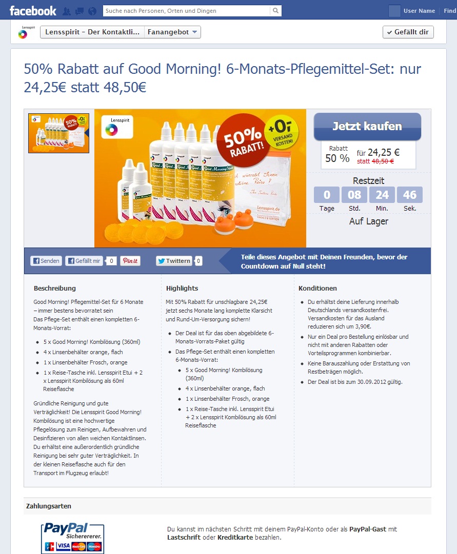 Lensspirit Fanangebot Lensspirit Fanangebot