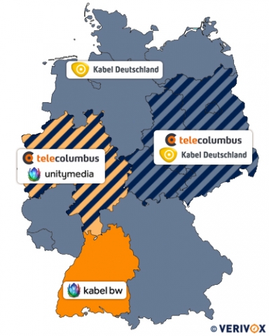Aufteilung der Kabel-Internet Anbieter in Deutschland Aufteilung der Kabel-Internet Anbieter in Deutschland