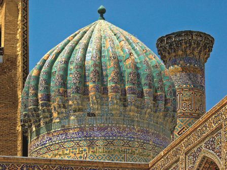 Die Kuppeln in Samarkand