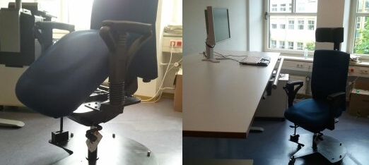 Behindertengerechter, ergonomischer Büroarbeitsplatz