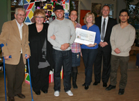 Scheckübergabe im Jugendclub Scheckübergabe im Jugendclub