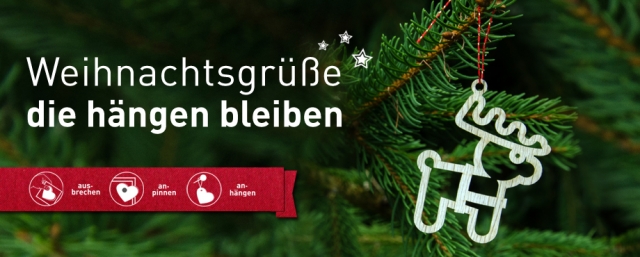 Weihnachtsgrüße, die hängen bleiben! Weihnachtsgrüße, die hängen bleiben!