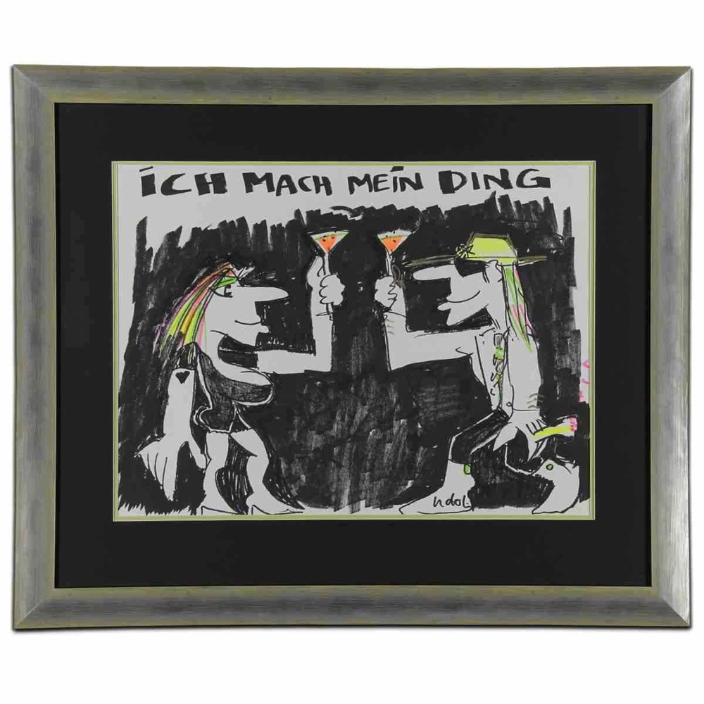 Udo Lindenbergs Bild, der Bernhard-Bosch-Stifung gestiftet
