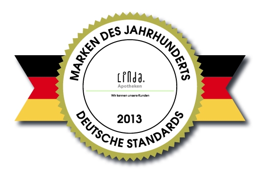 Dr. Florian Langenscheidt zeichnet LINDA als Marke des Jahrhunderts aus.