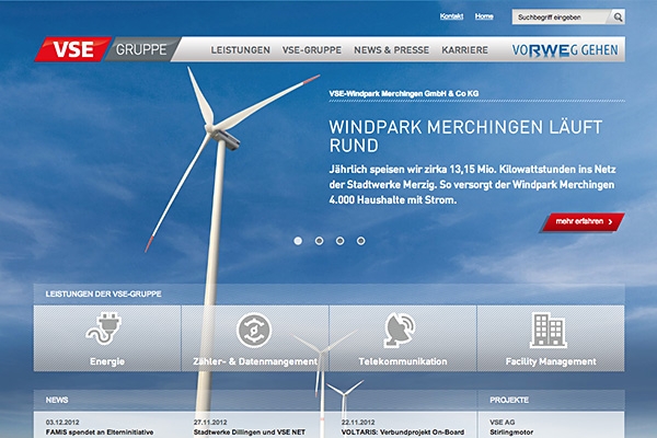 Neues Online-Portal der VSE-Gruppe
