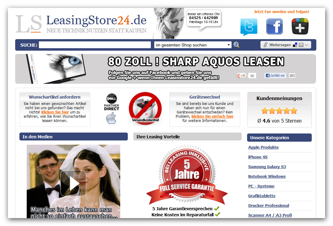 Leasing Shop