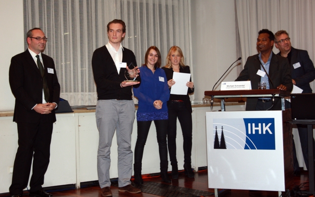 CBS-Studierende bei der Award Verleihung