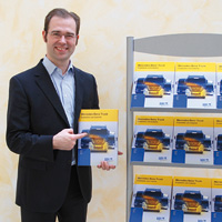 Thomas Kobudzinski stellt den neuen Mercedes-Benz-Ersatzteile Katalog von EUROPART vor