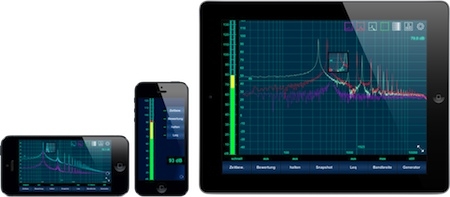 Perfekte Akustikmessungen mit iPhone und iPad: Die iOS-App Analyzer von DSP Mobile macht Apples Mobi