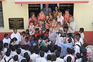 Projektreíse Chennai - Stiftungsbotschafter bei der Eröffnung des Ausbildungszentrums