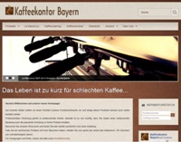 Der neue Online-Shop www.kaffeekontor-bayern.de
