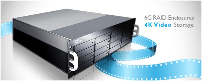 EliteSTOR 6G Storage - Ultrahohe Leistung für 4K Videobearbeitung und Playback EliteSTOR 6G Storage - Ultrahohe Leistung für 4K Videobearbeitung und Playback