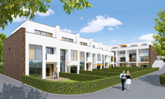Visualisierung des Wohnbauprojektes Visualisierung des Wohnbauprojektes