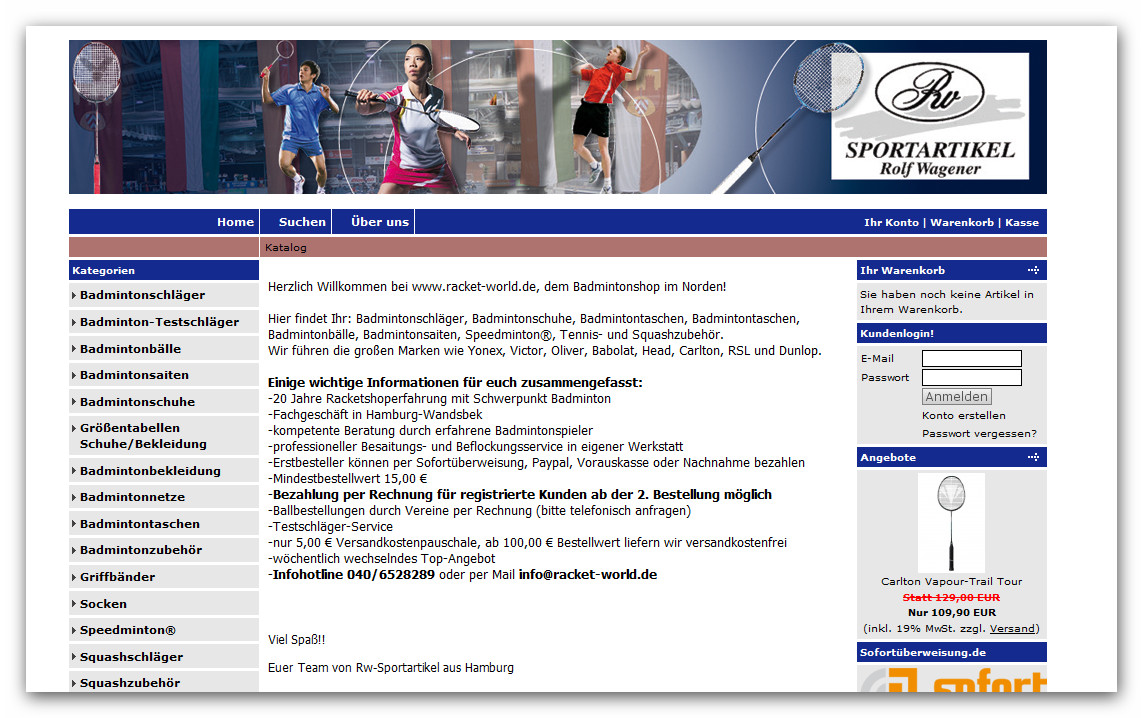 Badminton Shop