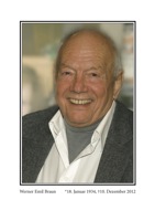 Die Tecco-Belegschaft trauert um ihren Firmengründer Werner Emil Braun (*18. Januar 1934, †10. Dezem Die Tecco-Belegschaft trauert um ihren Firmengründer Werner Emil Braun (*18. Januar 1934, †10. Dezem