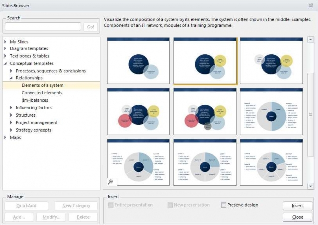 QuickSlide Folien-Browser