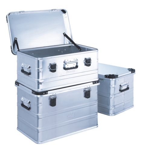 Für den risikolosen Transport verwendet man seit jeher robuste Boxen aus Aluminium.