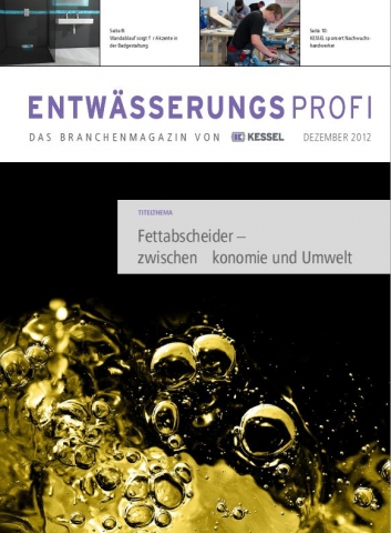 12 Seiten aktuelle Informationen zur Entwässerungstechnik? das bietet das  Branchenmagazin Entwässer