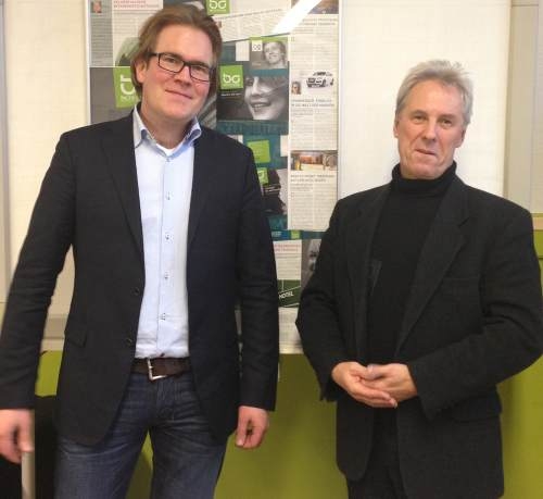 Patrick Schulte, ibelsa GmbH im Baltic College mit Prof. Dr. Gerald Wetzel Patrick Schulte, ibelsa GmbH im Baltic College mit Prof. Dr. Gerald Wetzel