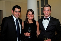 Billal Al Kahlout, Fiorella Schulze und Stefan Aimer (von links). 
