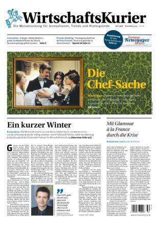 Titelseite Wirtschaftskurier 12/2012