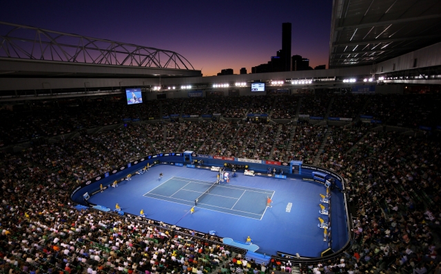 Die Rod Laver Arena ist Austragungsort der Australian Open
