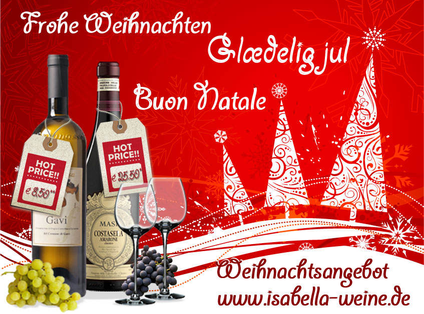 Nicht nur zu Weihnachten machen wir Angebote