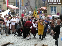Kronach Historisches Stadtfest Viertelmeisterlauf